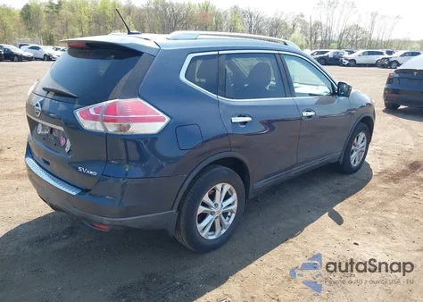 2016 Nissan Rogue Sv z USA, uszkodzony, nr VIN KNMAT2MV7GP735279